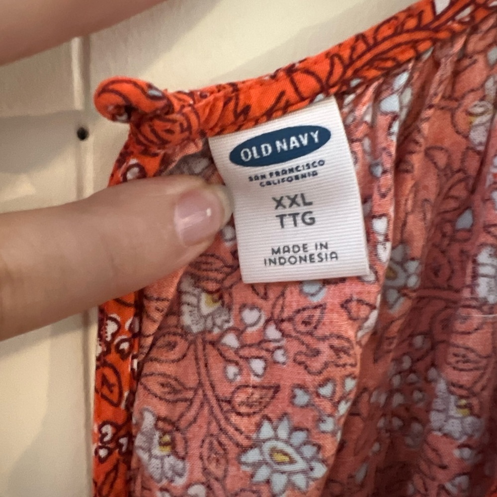 OLD NAVY FLORAL SUNDRESS XXL - Picture 2 of 6